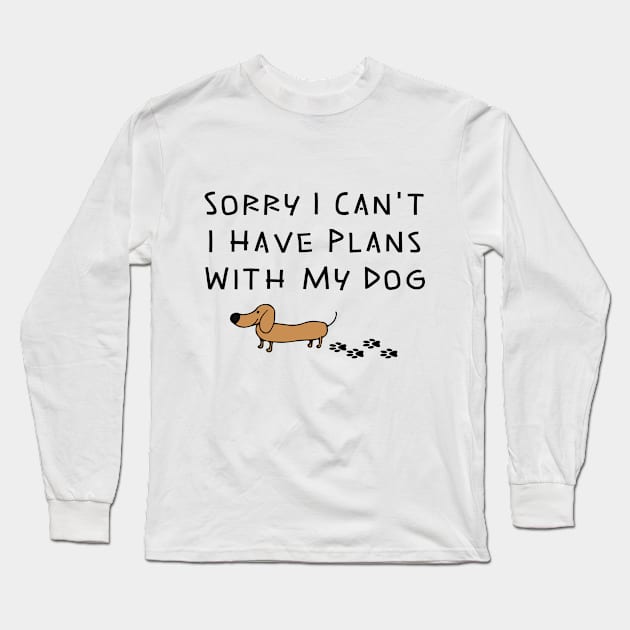 Dog Lover Long Sleeve T-Shirt by banayan